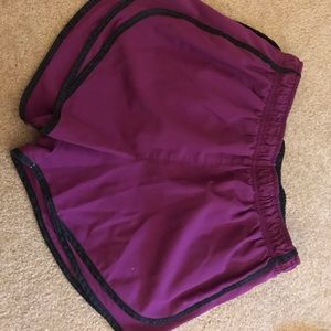 women’s purple nike shorts